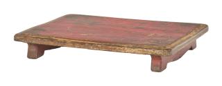 Sanu Babu Čajový stolík z teakového dreva, 54x37x9cm (BQ)