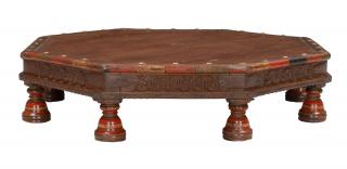 Sanu Babu Čajový stolík z teakového dreva, 71x71x16cm
