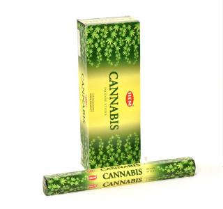 Sanu Babu Indické vonné tyčinky Cannabis, HEM, 23cm, 20ks
