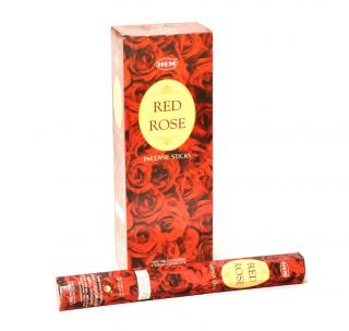 Sanu Babu Indické vonné tyčinky Red Rose, HEM, 23cm, 20ks