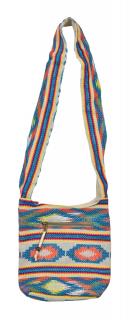 Sanu Babu Kabelka cez rameno, Aztec, dve vrecká na zips, 27x27cm (5B)