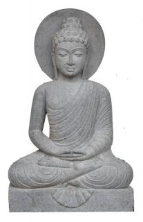 Sanu Babu Kamenná socha, Budha Amitábha, podstavec, žula, 100cm