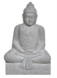 Sanu Babu Kamenná socha, Budha Amitábha, podstavec, žula, 85cm