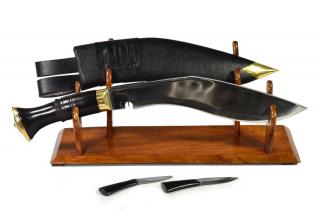Sanu Babu Khukri, "Service No.1", 10", rohovinová rukoväť, nôž 40cm, čepeľ 27cm