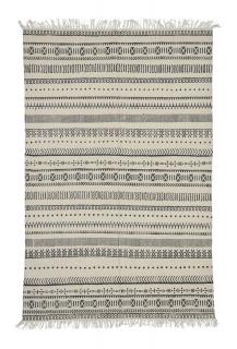 Sanu Babu Koberec, ručne tkaný, bavlna, potlač, 125x188cm (7D)