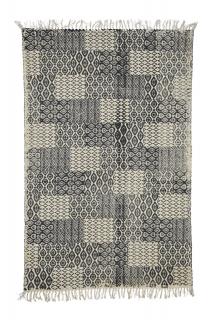 Sanu Babu Koberec, ručne tkaný, bavlna, potlač, 125x188cm (7W)