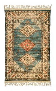 Sanu Babu Koberec, ručne tkaný, bavlna, potlač, 155x265cm (8F)
