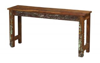 Sanu Babu Konzolový stolík z teakového dreva, 158x41x79cm