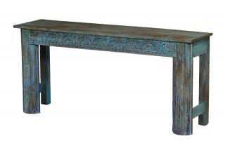 Sanu Babu Konzolový stolík z teakového dreva, 170x43x80cm
