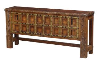 Sanu Babu Konzolový stolík z teakového dreva, 190x42x87cm