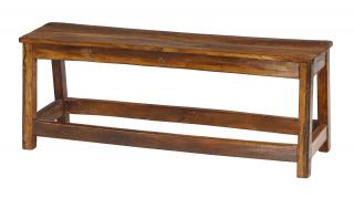 Sanu Babu Lavica z teakového dreva, 120x28x45cm (8M)