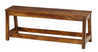 Sanu Babu Lavica z teakového dreva, 120x28x45cm (8P)