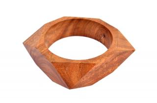 Sanu Babu Náramok - drevo, hexagram