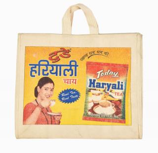 Sanu Babu Originálna plátená taška z recyklovaného materiálu, 45x21x37cm (4G)