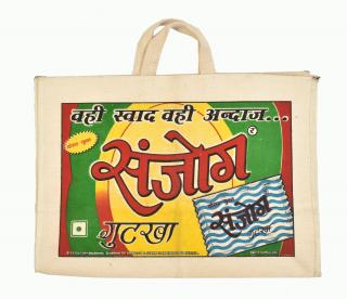 Sanu Babu Originálna plátená taška z recyklovaného materiálu, 45x21x37cm (4H)