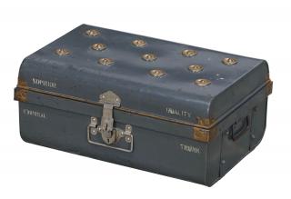 Sanu Babu Plechový kufor, príručná batožina, 60x39x27cm