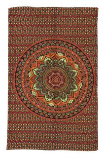 Sanu Babu Prikrývka na posteľ Mandala, 140x200cm