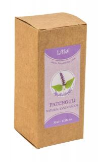 Sanu Babu Prírodný esenciálny olej Patchouli, Lasa, 10ml