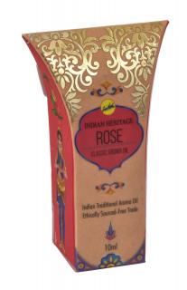 Sanu Babu Prírodný esenciálny olej Rose, Shreevani, 10ml