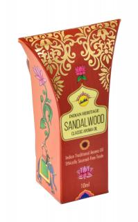 Sanu Babu Prírodný esenciálny olej Sandal Wood, Shreevani, 10ml