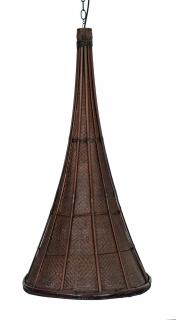 Sanu Babu Prútené tienidlo, starý kôš na zber čaju, priemer 45cm, dĺžka 90cm
