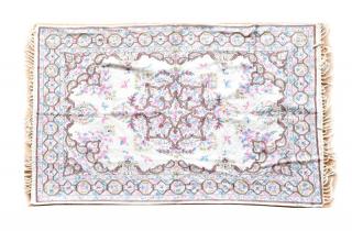 Sanu Babu Ručne vyšívaný koberec/tapiséria, výšivka z hodvábu, 180x120cm