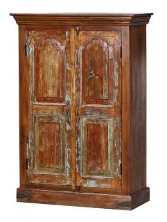 Sanu Babu Skriňa z mangového dreva, staré teakové dvere, 93x43x133cm