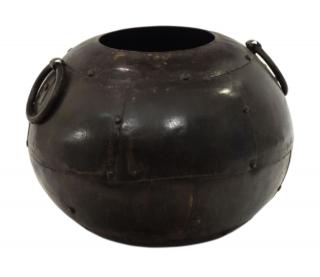 Sanu Babu Starožitná kovová nádoba na vodu, 40x40x33cm