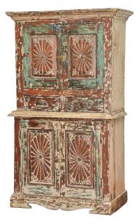 Sanu Babu Starožitná skriňa z teakového dreva, 97x48x166cm
