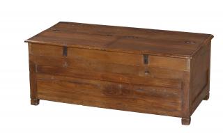 Sanu Babu Starý kupecký stolík z teakového dreva, 110x56x45cm