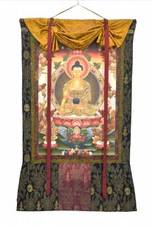 Sanu Babu Thangka, Budha Šakjamúni, 101x156cm