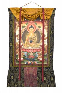 Sanu Babu Thangka, Budha Šakjamúni, 101x156cm