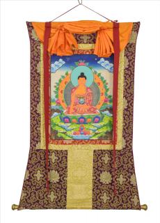 Sanu Babu Thangka, Budha Šákjamúni, 80x110cm