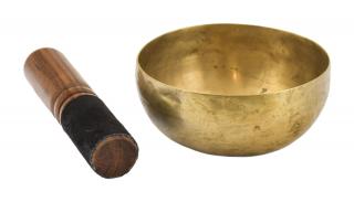 Sanu Babu Tibetská misa, antik, "Old Cobreati", priemer 10cm (0A)