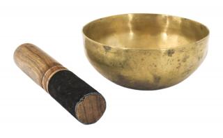 Sanu Babu Tibetská misa, antik, "Old Cobreati", priemer 11cm (0A)