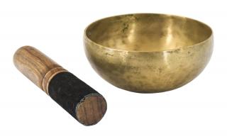 Sanu Babu Tibetská misa, antik, "Old Cobreati", priemer 11cm (30)