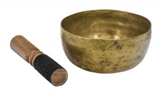 Sanu Babu Tibetská misa, antik, "Old Jambati", priemer 12cm (4B)