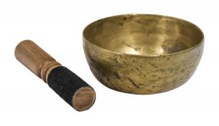 Sanu Babu Tibetská misa, antik, "Old Jambati", priemer 12cm (9A)