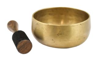 Sanu Babu Tibetská misa, antik, "Old Thadobati", priemer 18cm (70)