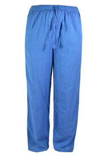 Sanu Babu Unisex dlhé modré nohavice s vreckami, pružný pás M