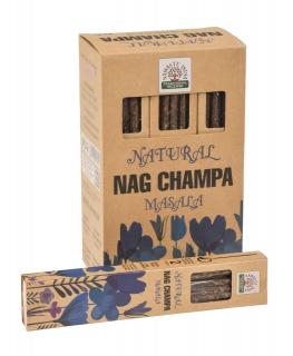 Sanu Babu Vonné tyčinky, Nag Champa, Natural Masala, 23cm, 30g (Orkay)