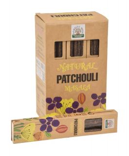 Sanu Babu Vonné tyčinky, Patchouli, Natural Masala, 23cm, 30g (Orkay)