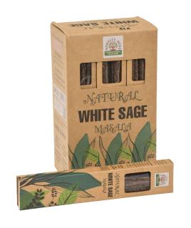 Sanu Babu Vonné tyčinky, White Sage, Natural Masala, 23cm, 30g (Orkay)