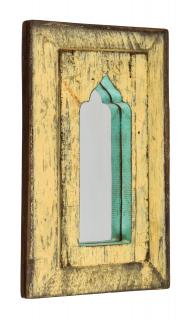 Sanu Babu Zrkadlo v ráme z teakového dreva, 18x4x30cm