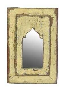 Sanu Babu Zrkadlo v ráme z teakového dreva, 19x2,5x28,5cm