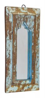 Sanu Babu Zrkadlo v ráme z teakového dreva, 19x3x41cm