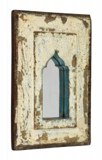 Sanu Babu Zrkadlo v ráme z teakového dreva, 20x3x30cm