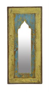 Sanu Babu Zrkadlo v ráme z teakového dreva, 21x3x46cm