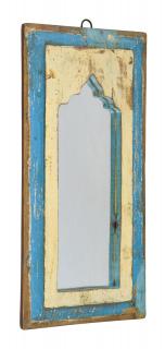 Sanu Babu Zrkadlo v ráme z teakového dreva, 22x3x46cm