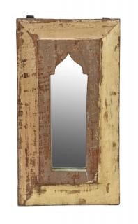 Sanu Babu Zrkadlo v ráme z teakového dreva, 23,2x2,5x37cm